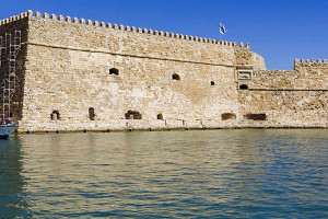 Fortress by the sea in Heraklion, Crete