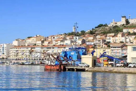 Sete, France, port view