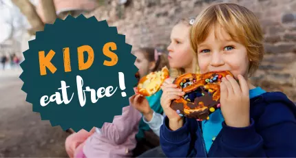 Kids eat free! 🍽️👧🧒