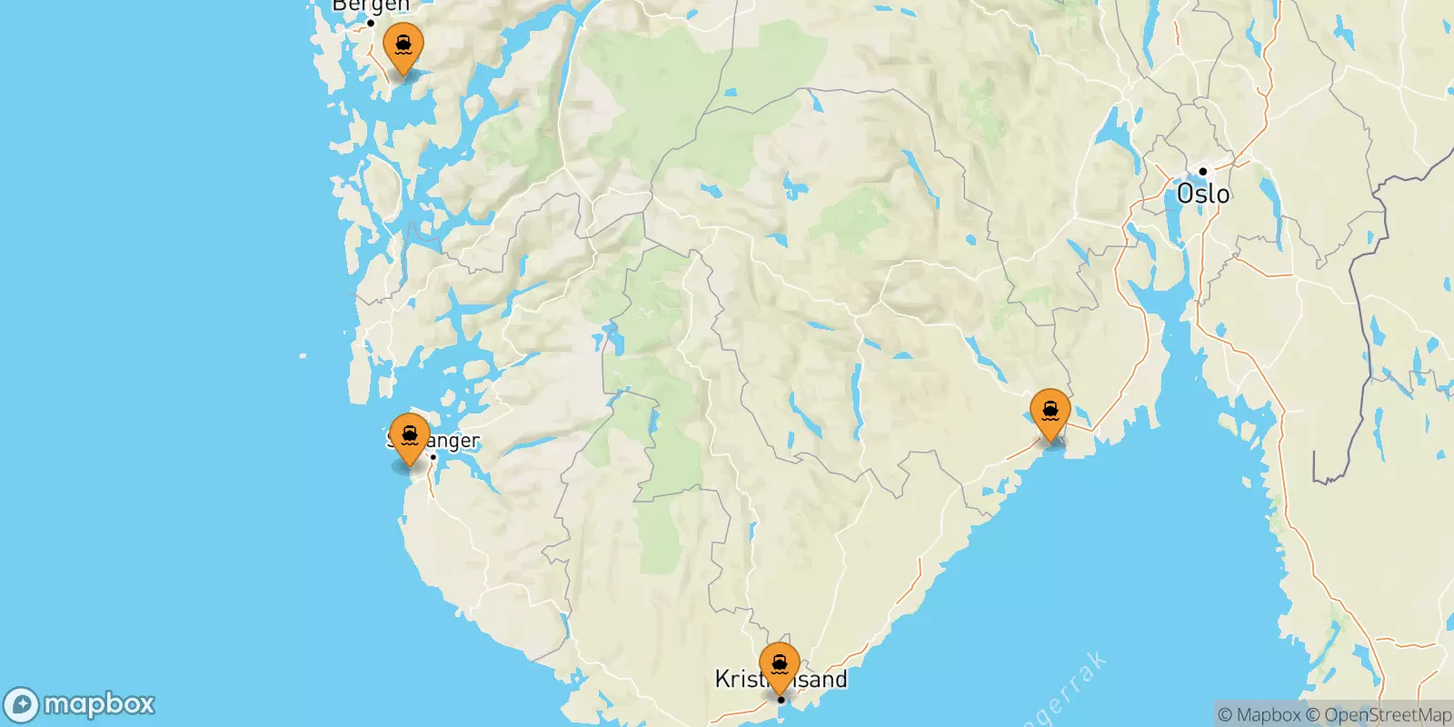 Ferries from Norway to Norway