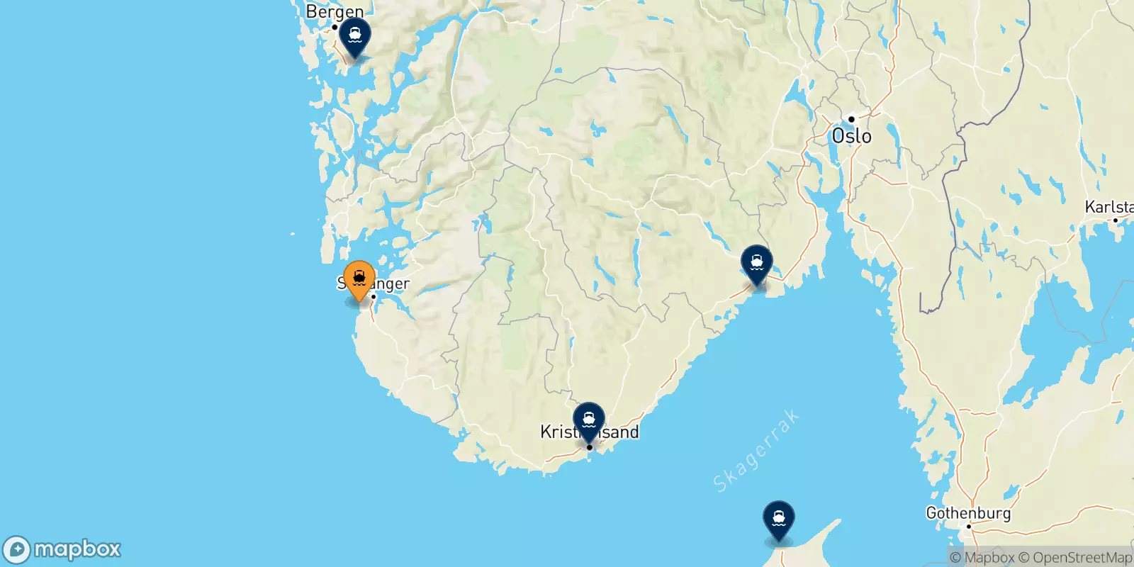 Ferries from Stavanger