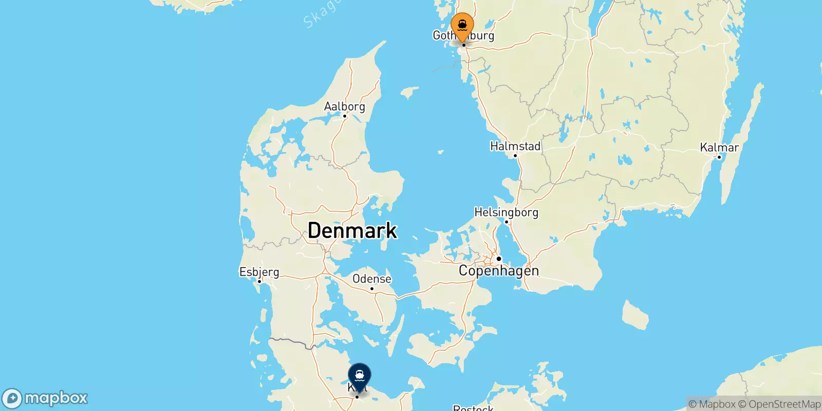 Ferries from Gothenburg to Germany