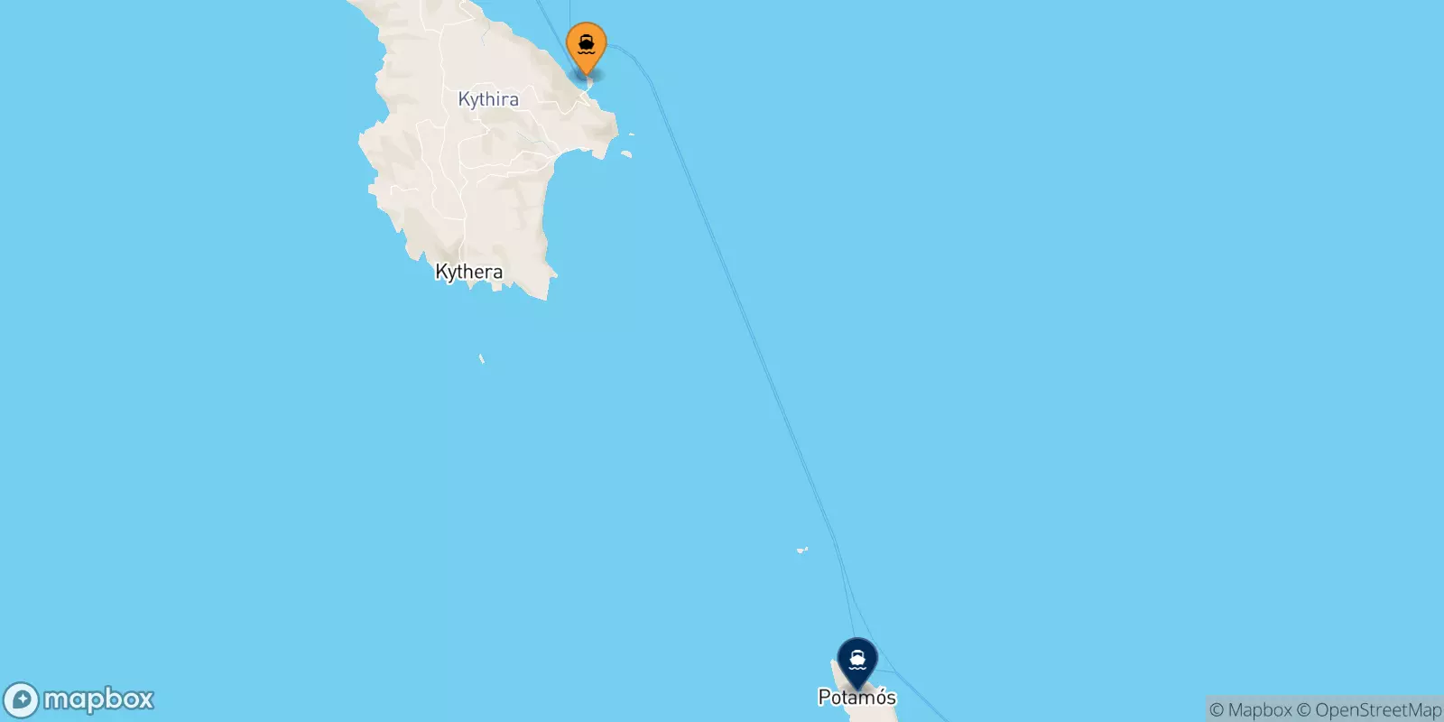 Ferries from Kythira to Antikythira