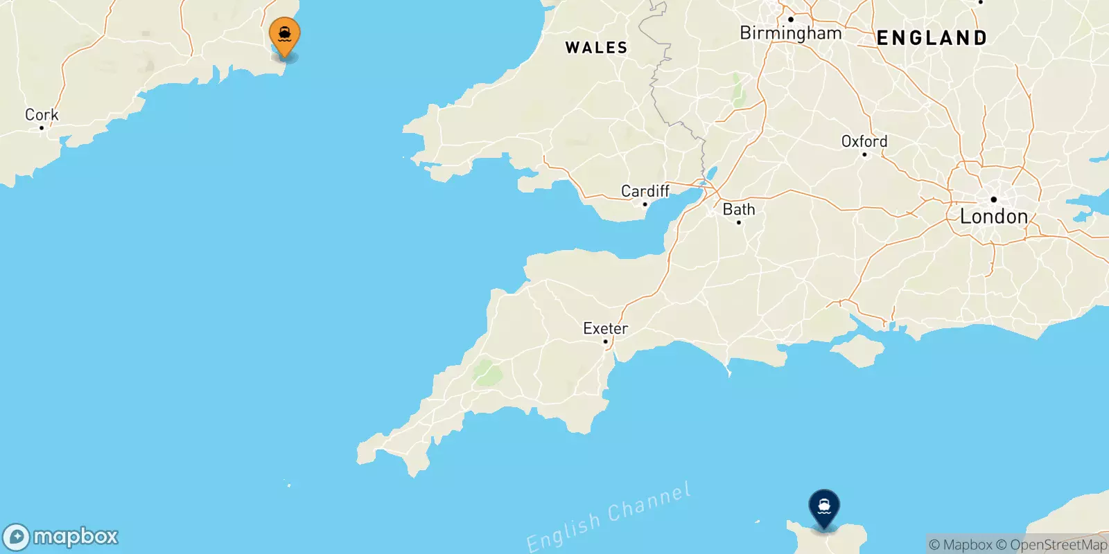 Ferries from Rosslare to Cherbourg