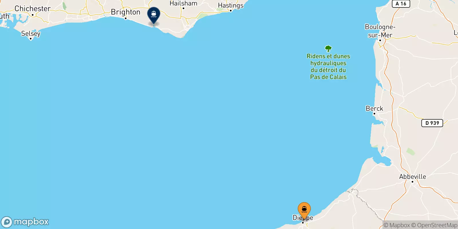 Ferries from Dieppe to Uk