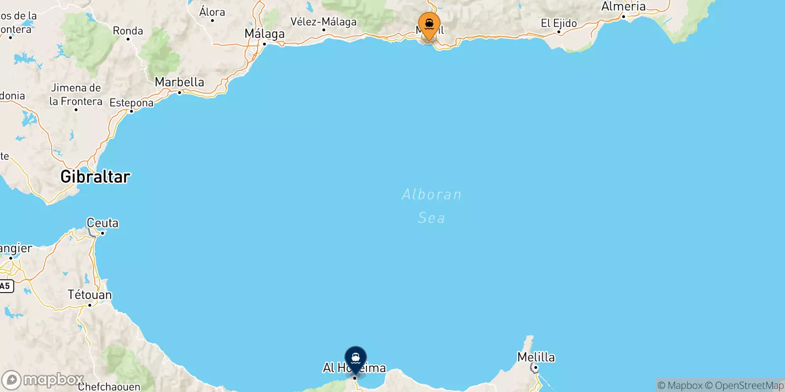 Ferries from Motril to Al Hoceima