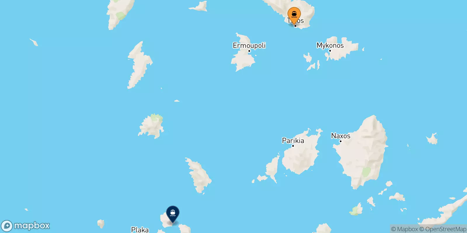 Ferries from Tinos to Kimolos