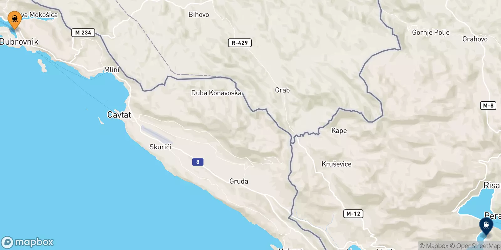 Ferries to Budva