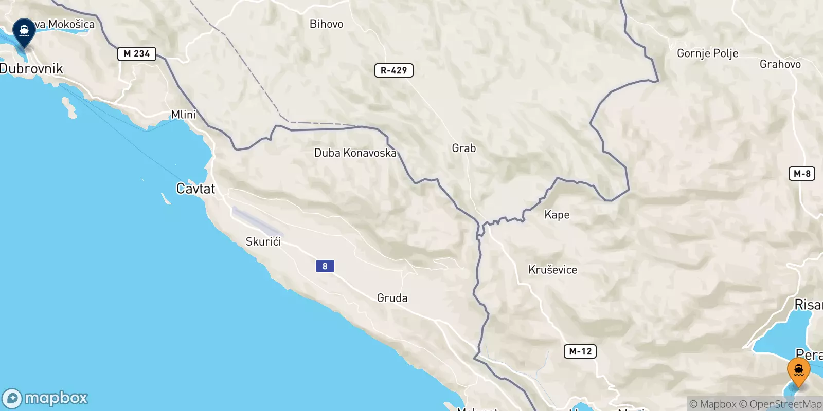 Ferries from Budva