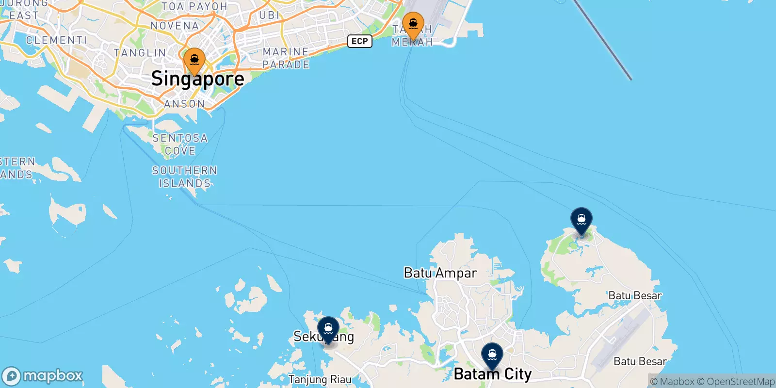 Ferries from Singapore to Indonesia