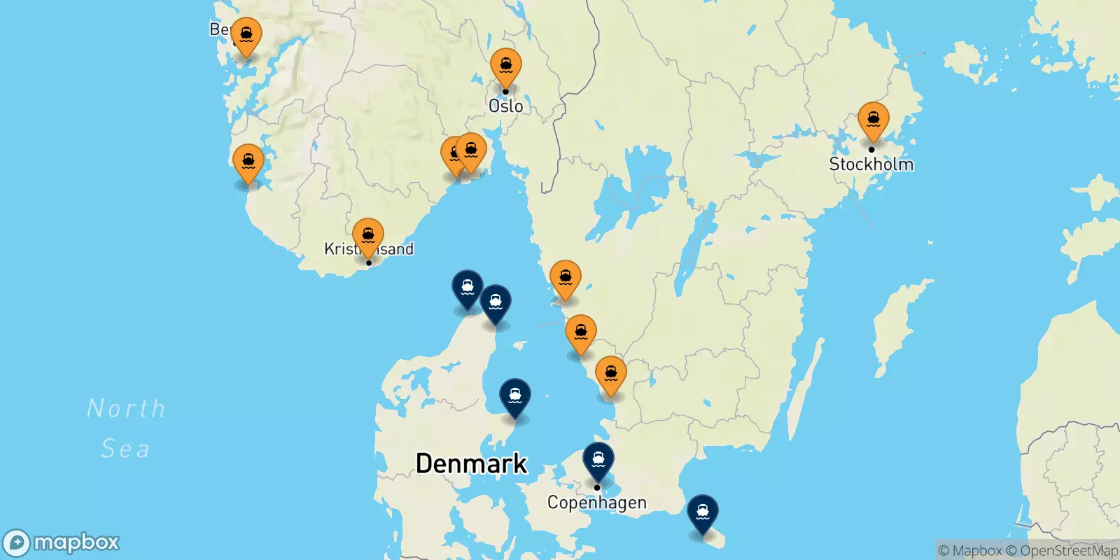 Ferries to Denmark