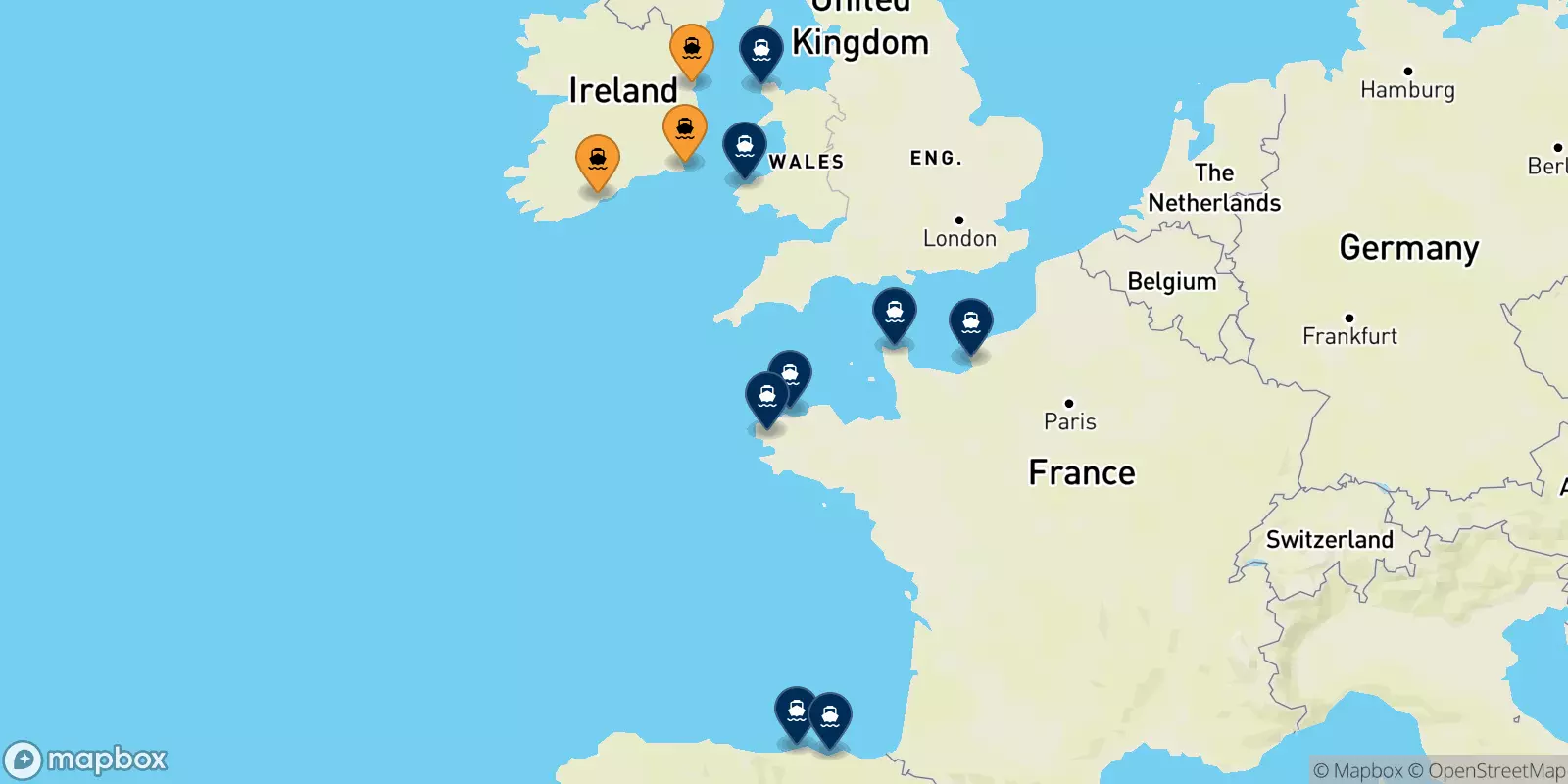 Ferries from Ireland