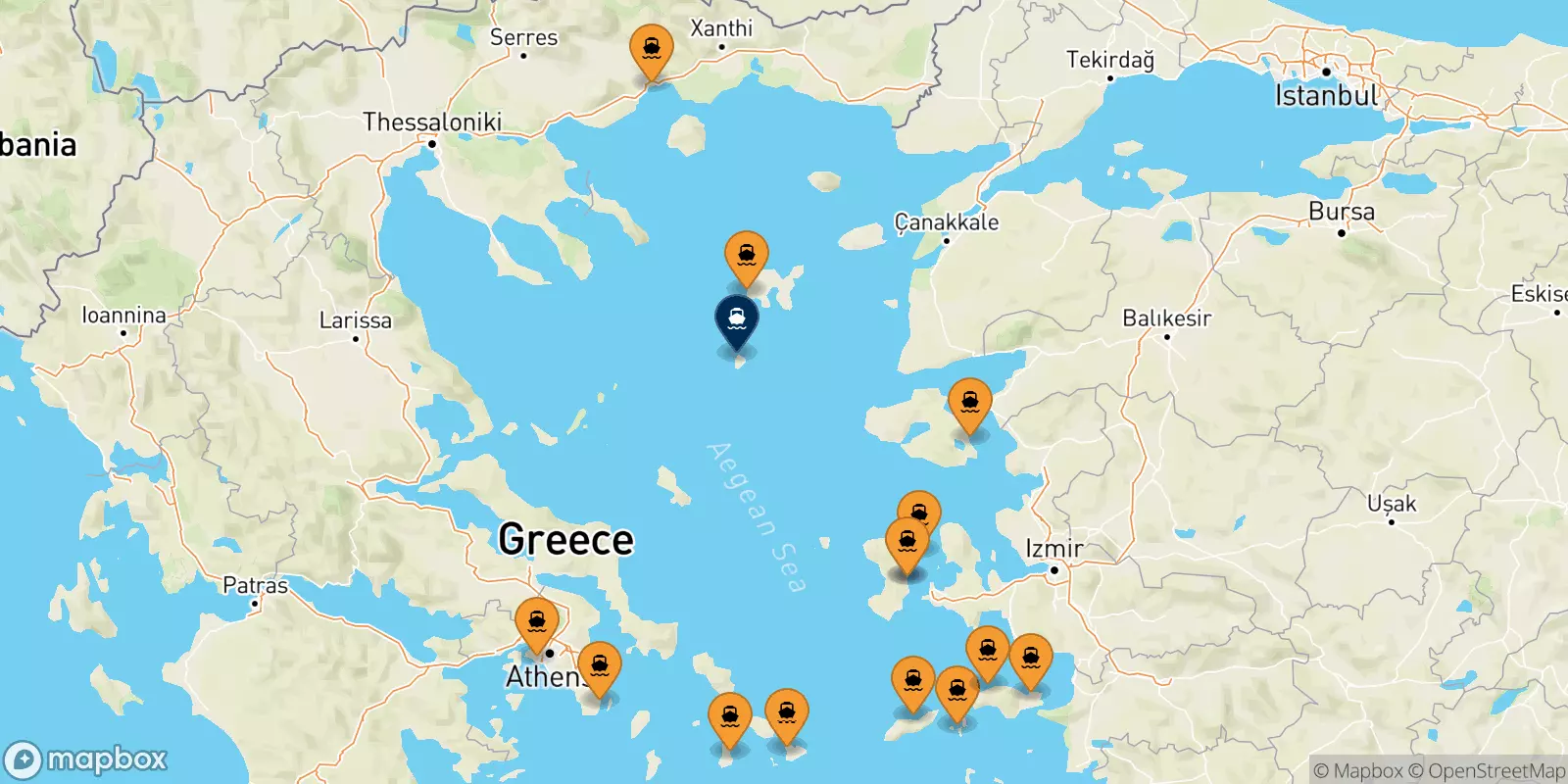 Ferries to Agios Efstratios